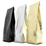 Coffee Bags - Center-Seal Gusseted Foil Coffee Bag 2oz